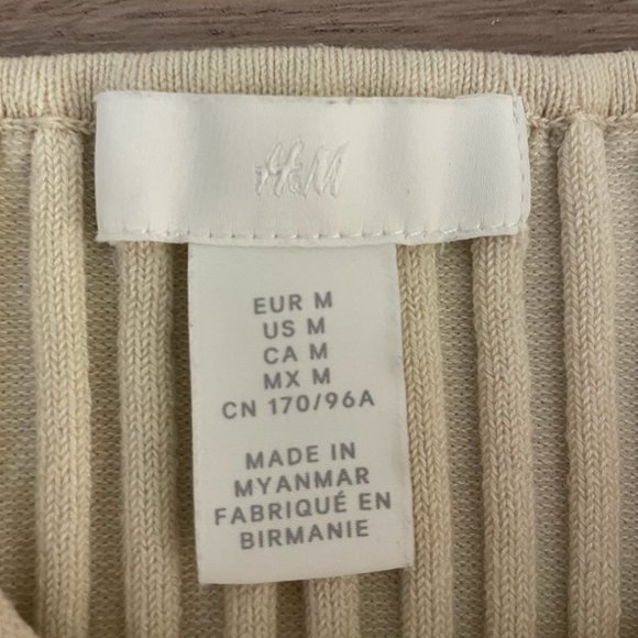 H&M Rib-knit Crop Top, M - Picture 2 of 7